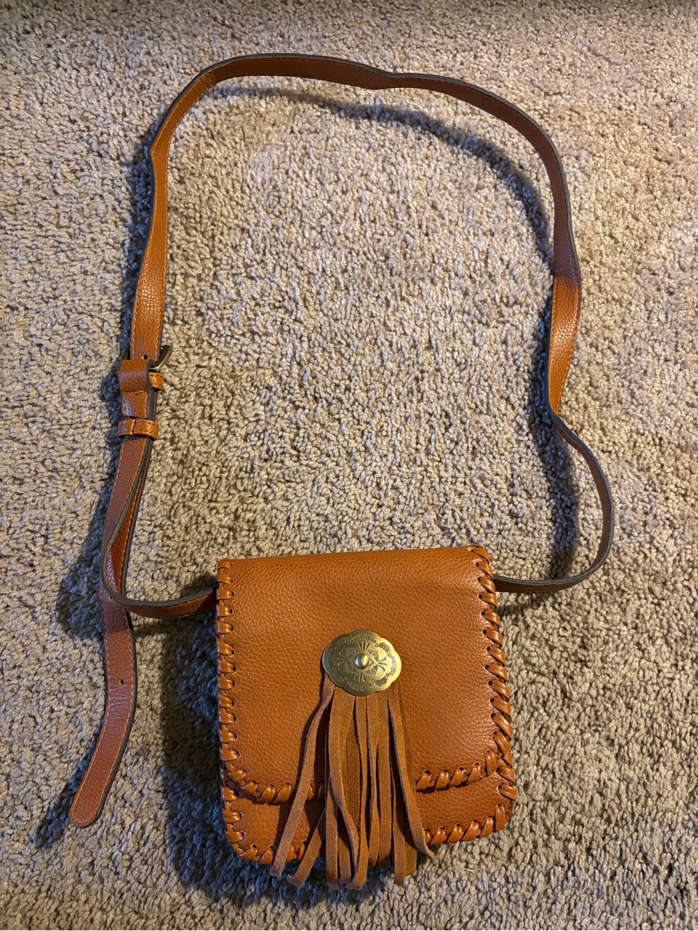 Street Level leather Boho Crossbody Bag